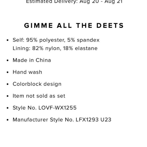 Lovers + Friends Catcha Wave bikini bottom high cut pink blue cheeky Revolve XS - Picture 5 of 7